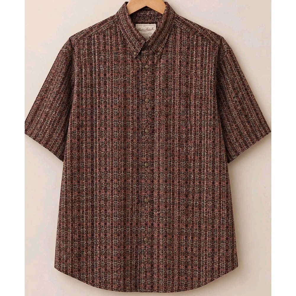 Vintage Woolrich Shirt Mens M Southwestern Aztec Tribal Button Up 90s Western